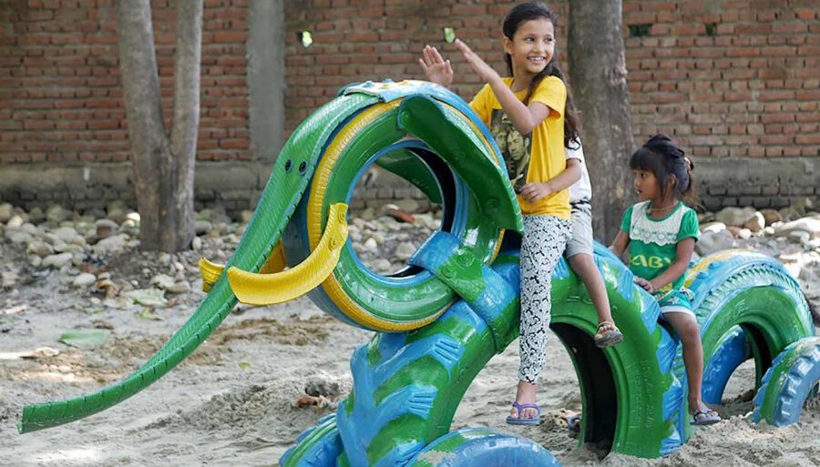 tire playground