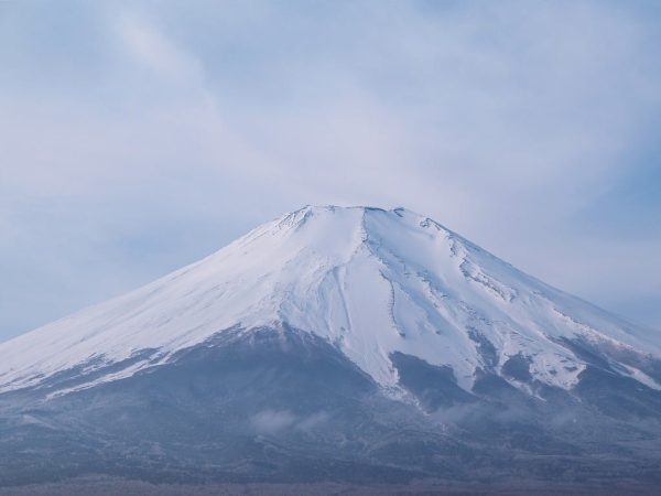 Snow is back on Mount Fuji after years of delay